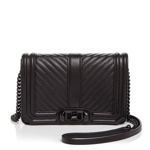 Rebecca Minkoff Love Chevron Quilt Small Crossbody